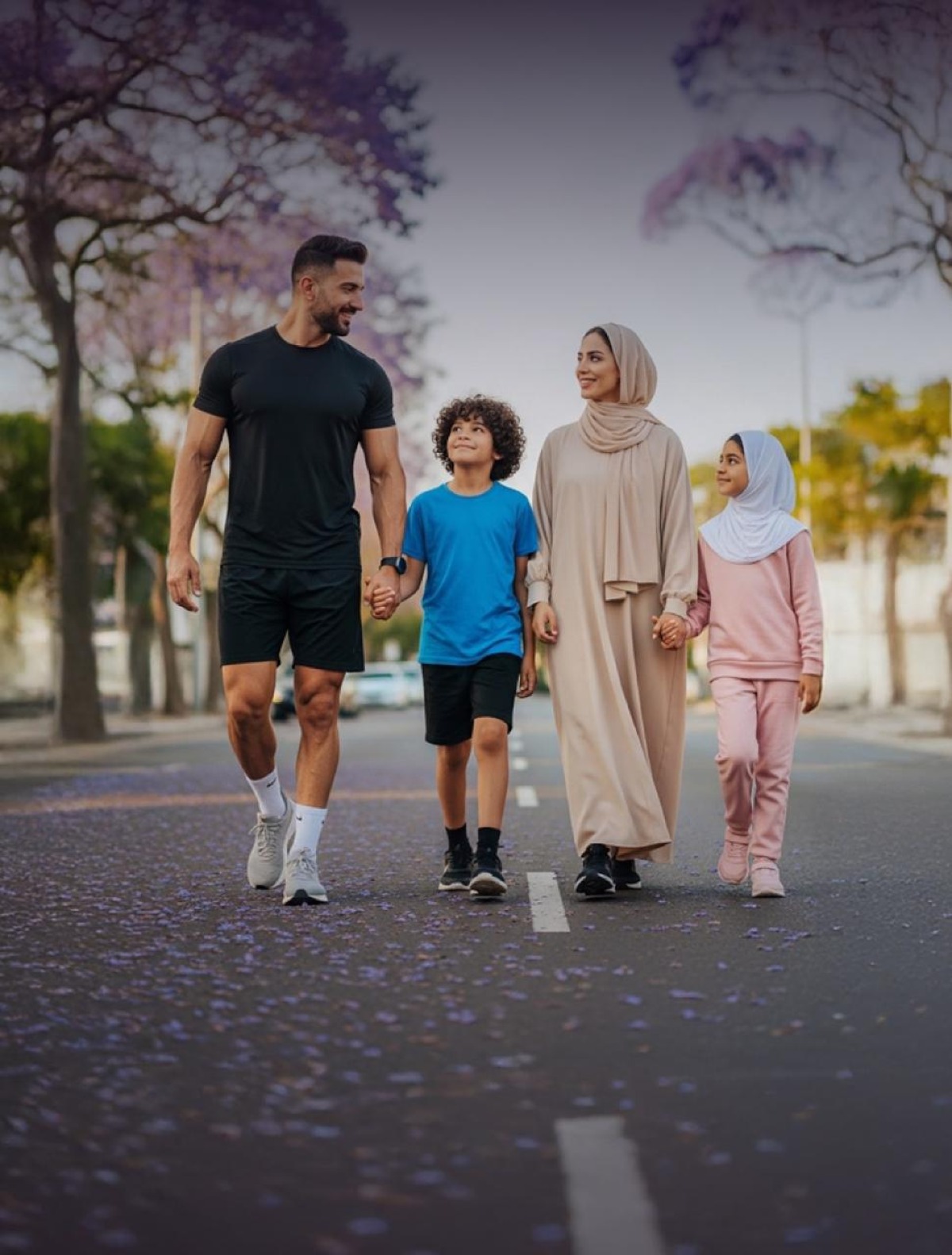 مشي الجاكرندا العائلي